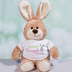 Personalized Snuggle Easter Bunny