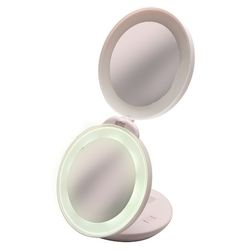 Travel-Sized Lighted Dual Makeup Mirror