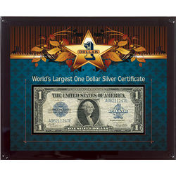 World's Largest Silver Certificate