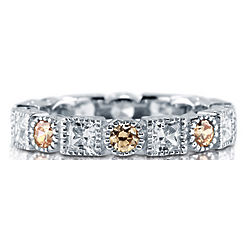 Champagne Cubic Zirconia Ring