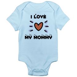 I Love My Mommy Baby Bodysuit