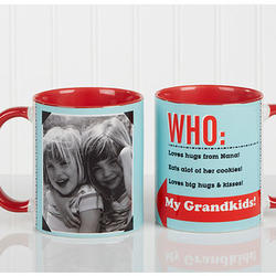 Photo Personalized Who Loves You Coffee Mug