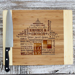Personalized Our New Home Cutting Board