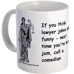 Lawyer Jokes Mug