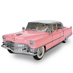 1:12-Scale Elvis Presley 1955 Pink Cadillac Sculpture
