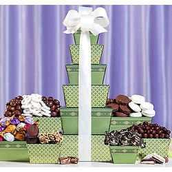 Deluxe Chocolate and Truffle Gift Tower
