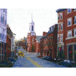 10 Beacon Hill Boston Christmas Cards