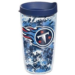 Tennessee Titans Splatter 16 Oz. Tumbler with Lid