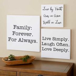 Home Expressions Personalized Canvas Art Print