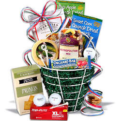 Men's Golf and Snacks Gourmet Gift Basket