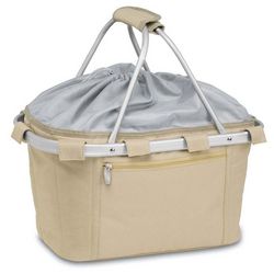 Beige Metro Insulated Collapsible Picnic Basket