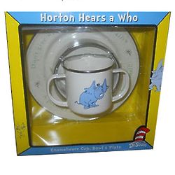 Horton Hears a Who 3-Piece Tableware Set