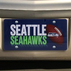 Seattle Seahawks Imprint License Plate