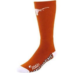 Texas Longhorns Burnt Orange and White Flip Side Socks