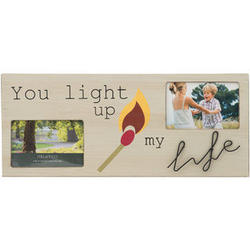 You Light Up My Life Sentiment Photo Frame