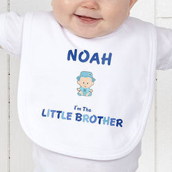 Brother Character Personalized Bib