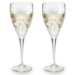 Personalized Bubble Wine Glasses