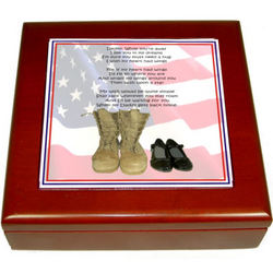 Personalized "Until You Get Back Home" Military Keepsake Box