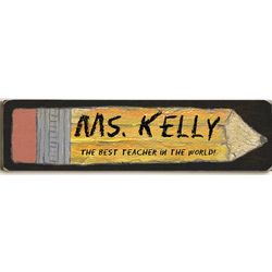 Personalized Teacher Sign