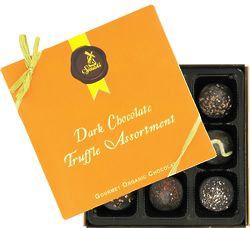 Organic Dark Chocolate Truffles Gift Box