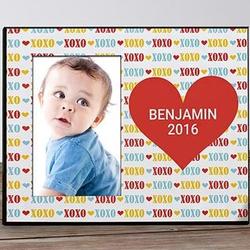 Personalized Red Heart Photo Frame