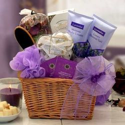 Decadent Lavender Relaxation Spa Gift Basket