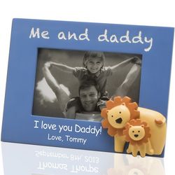 Me and Daddy Customized 4x6 Photo Frame