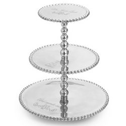 Personalized Mariposa Recycled Aluminum Cupcake Tower