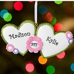 Personalized Best Friends Forever Ornament