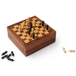 Indian Rosewood Travel Chess Set