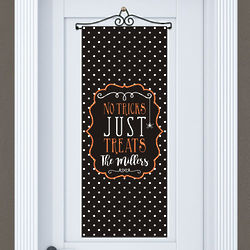 Personalized Trick or Treat Halloween Banner