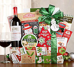 Vintners Path Cabernet Christmas Collection Gift Basket