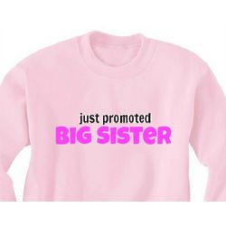 Pink Big Sister Sweatshirt