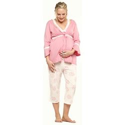 5 Piece Maternity and Nursing Pajama Set