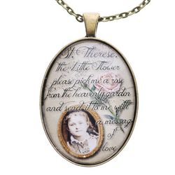 Personalized St. Therese Pendant