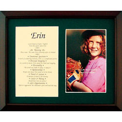 Personalized First Name Framed Print