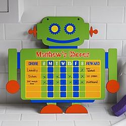 Personalized Kid's Colorful Chore Chart