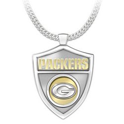 Ultimate Fan's Green Bay Packers Shield Pendant