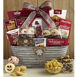 Sparkling Snow Sweets and Treats Gift Basket