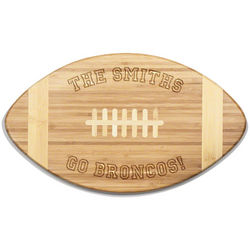 Personalized Football Bamboo Cutting Board
