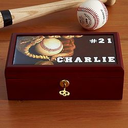Personalized Sports Trinket Box