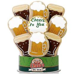 Cheers To You Beer Themed 9 Piece Cookie Bouquet