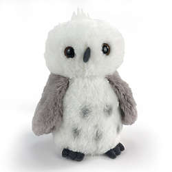 11.5" Snowy Owl Push Toy