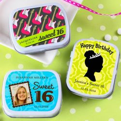 Sweet 16 Party Mint Tins