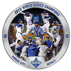 Kansas City Royals 2015 World Series Commemorative Plate