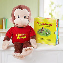 Gund Curious George Stuffed Animal and Story Book