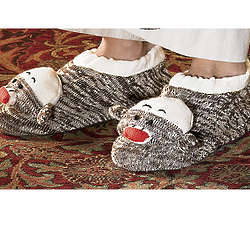Adult's Monkey Slippers