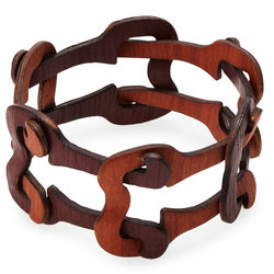 Lenka Wooden Chain Link Bracelet
