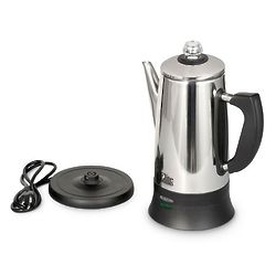 12-Cup Stainless Steel Coffee Percolator