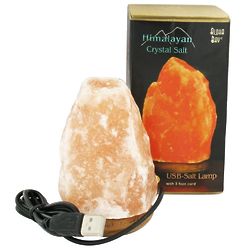 Himalayan Crystal 4" Salt USB Lamp